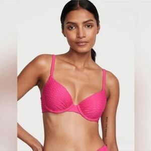 NWT • Victoria's Secret • Textured Swim *Top‎ Only*
